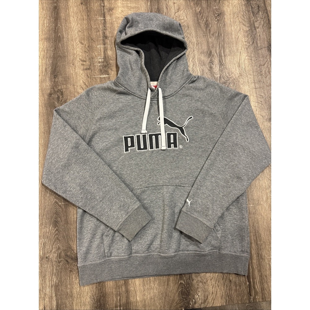 PUMA Hoodie Sport life 832129 Women Graphic Logo Long Sleeve Pullover Size Large